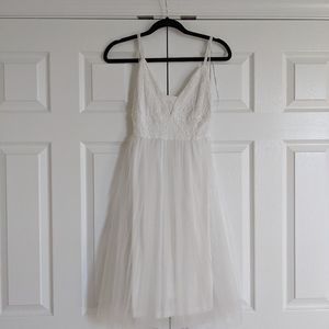 Symphony White Tulle Dress